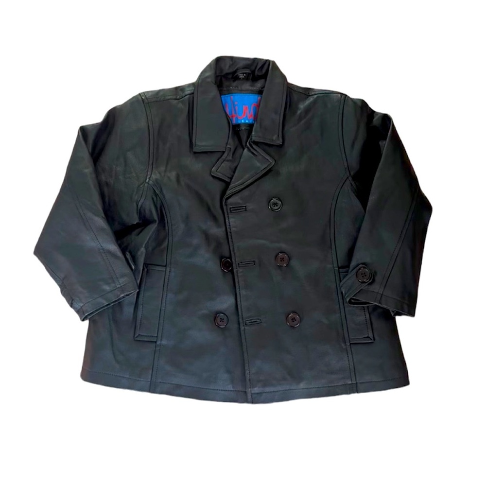 Hinds Kids Leather Peacoat